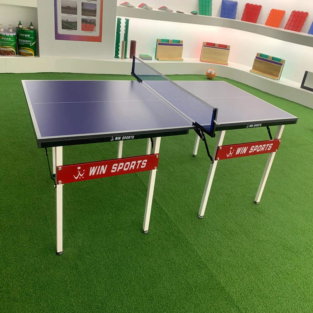 Factory wholesale kids mini family foldable pingpong table tennis table china Mesa de ping-pong plegable para familias de ninos