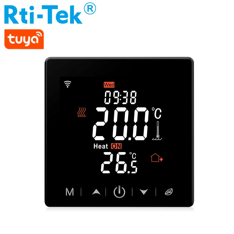 Floor heating thermostat programmable touch screen wifi smart gas boiler thermostat