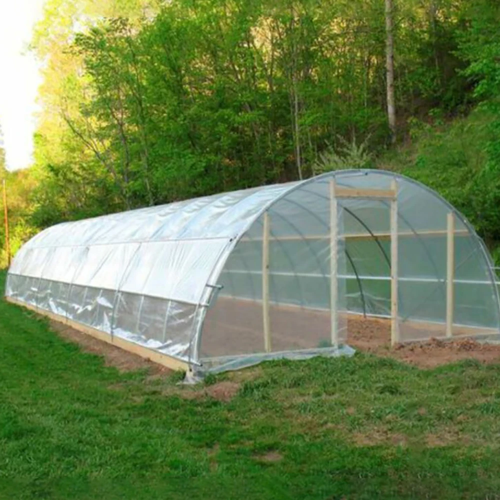 Wholesale Transparent PE Greenhouse Film Outdoor Clear Plastic Film Garden Plant Grow Greenhouse Vegetables Flowers Film