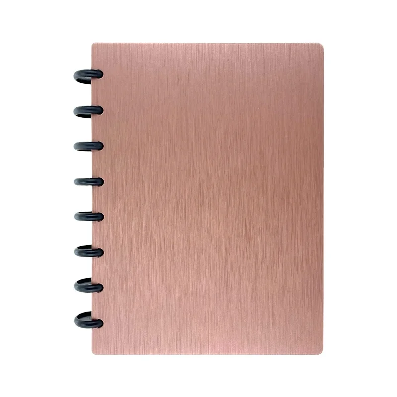A5 plastic disc bound ring discbound  Planners and notebook Custom expansion  ring mushroom disc binder notebook,business notebo