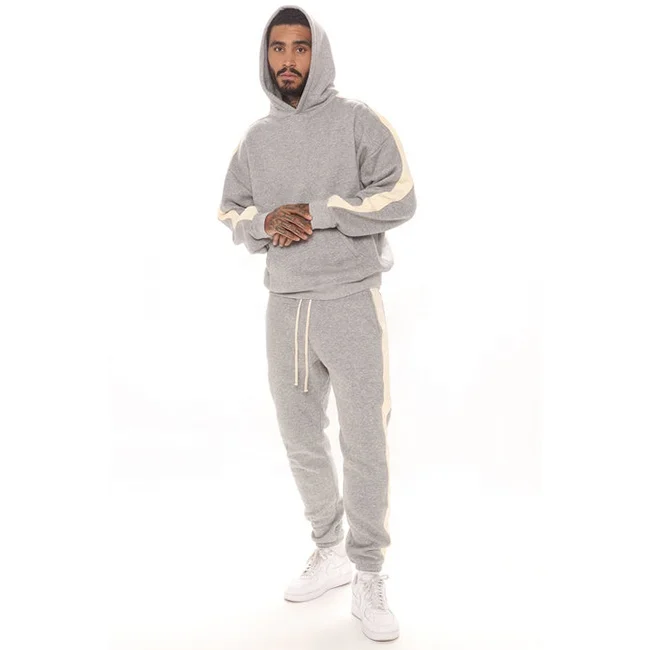 BILLIONS 2022 plain organic cotton tracksuit for men sweatsuits 100% cotton sweat suit