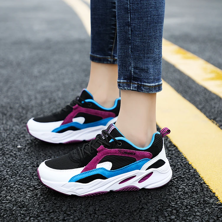 
Quality Fast Shipping Soft Real Touch Lady Casual Sneaker Ladies Trainer Shoes Ladies Platform Shoes Manufacturer China 