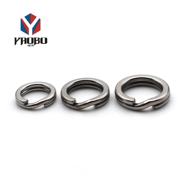 More New Style Fishing Split Promotion Keychain Ring For Key Chain Holder