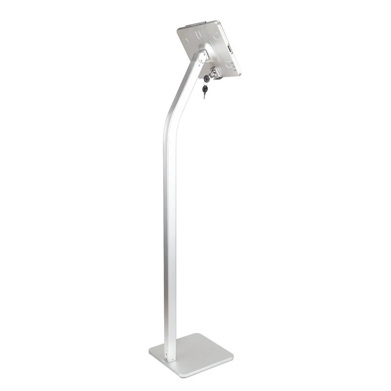 Newly retail antitheft security tablet floor stand for ipad with aluminum alloy material