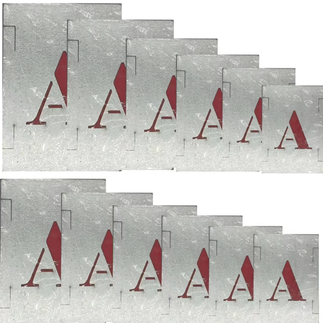 Large Alphabet Stencil Set 4inch Letters 10cm Tall for DIY Perfect for Sign Making Crafting Wedding Decor Wheel