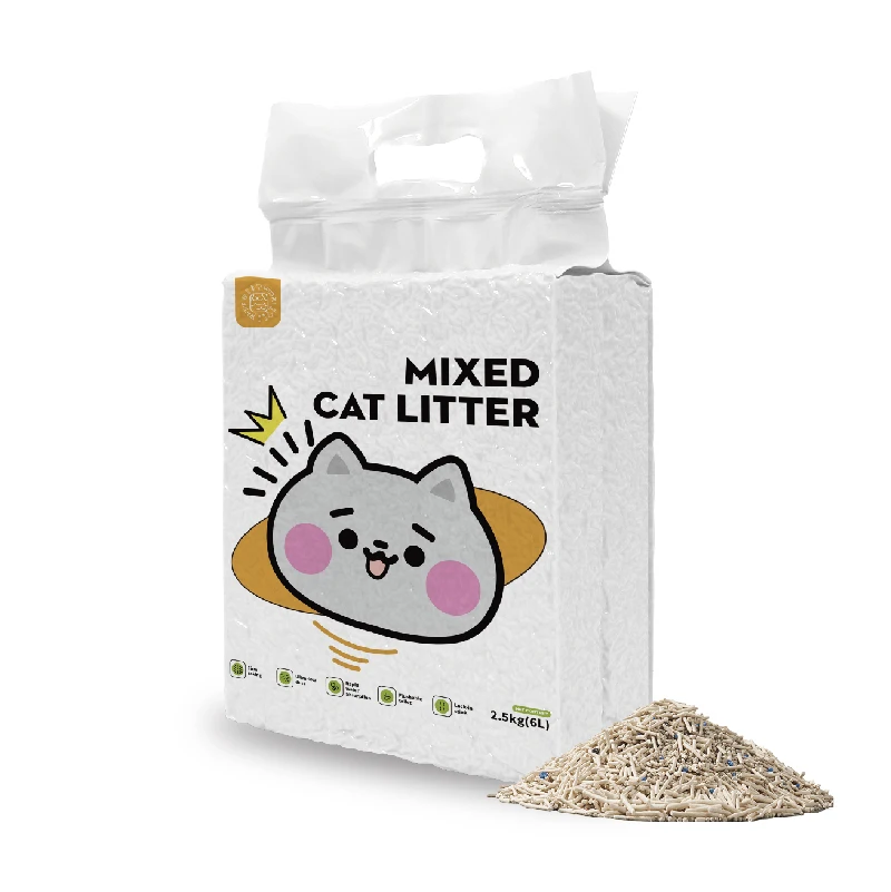 Lahvo pet 2 5 кг смешанный кошачий помет тофу бентонитовый для кошачьего туалета 3 в 1 10 л