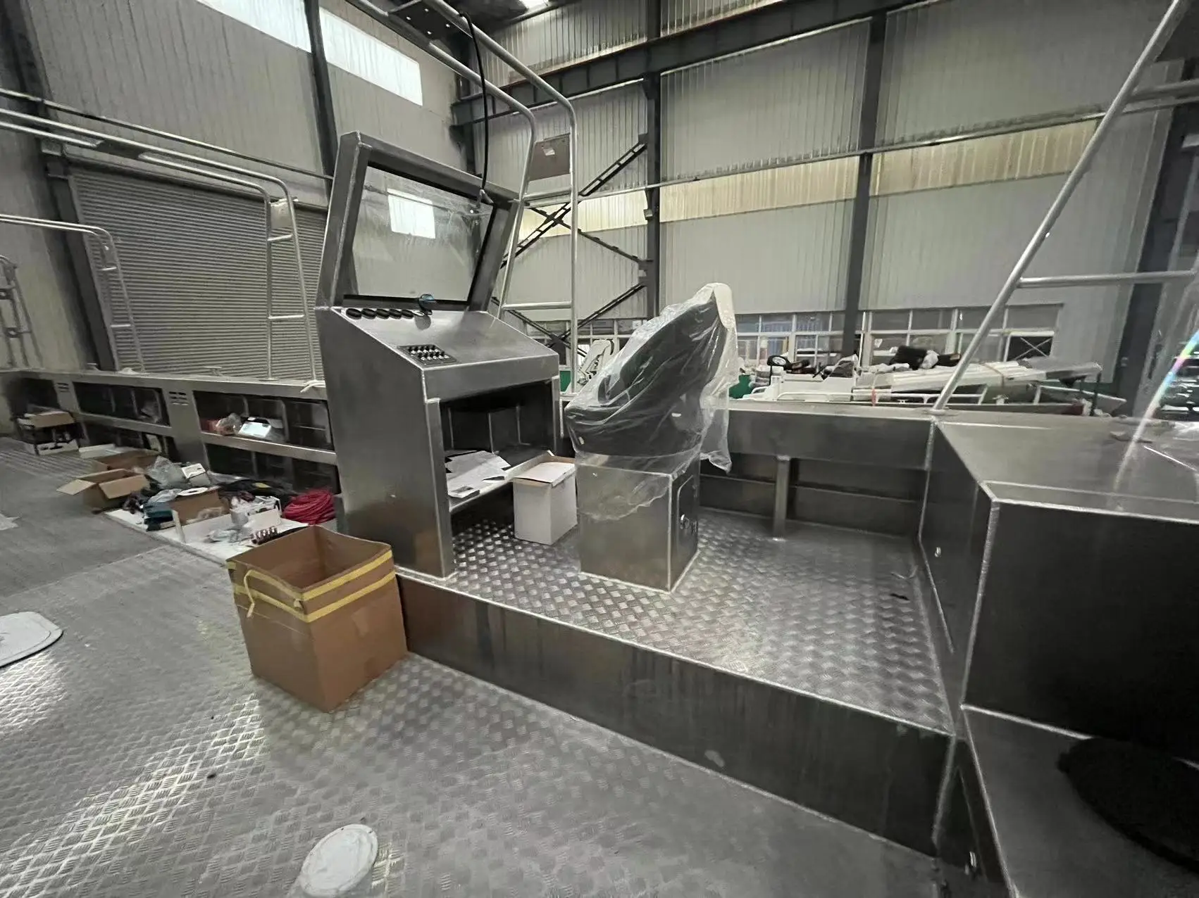 14m aluminum multi purpose use landing craft for passenger and cargo both