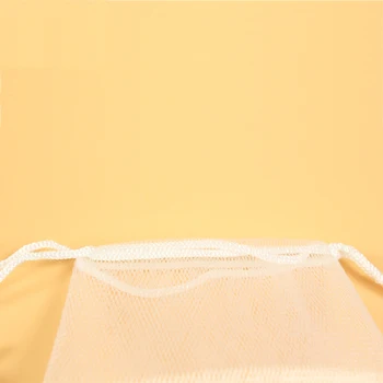 Wholesale Customized drawstring mesh soap bag, bath soap bag Produced By PP Material And Added Dyestuff