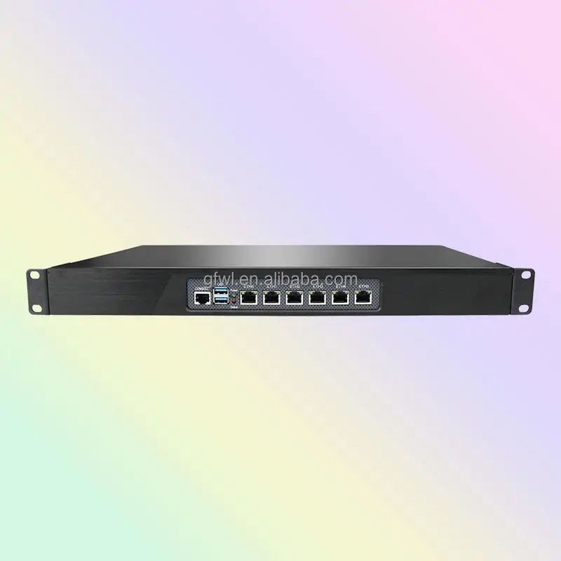 Guanfeng N5105 Barebone 1U 6 2.5g Lan Customised Embedded Modem RJ45 Vpn Pfsense Router Oem Rack Mount Firewalls