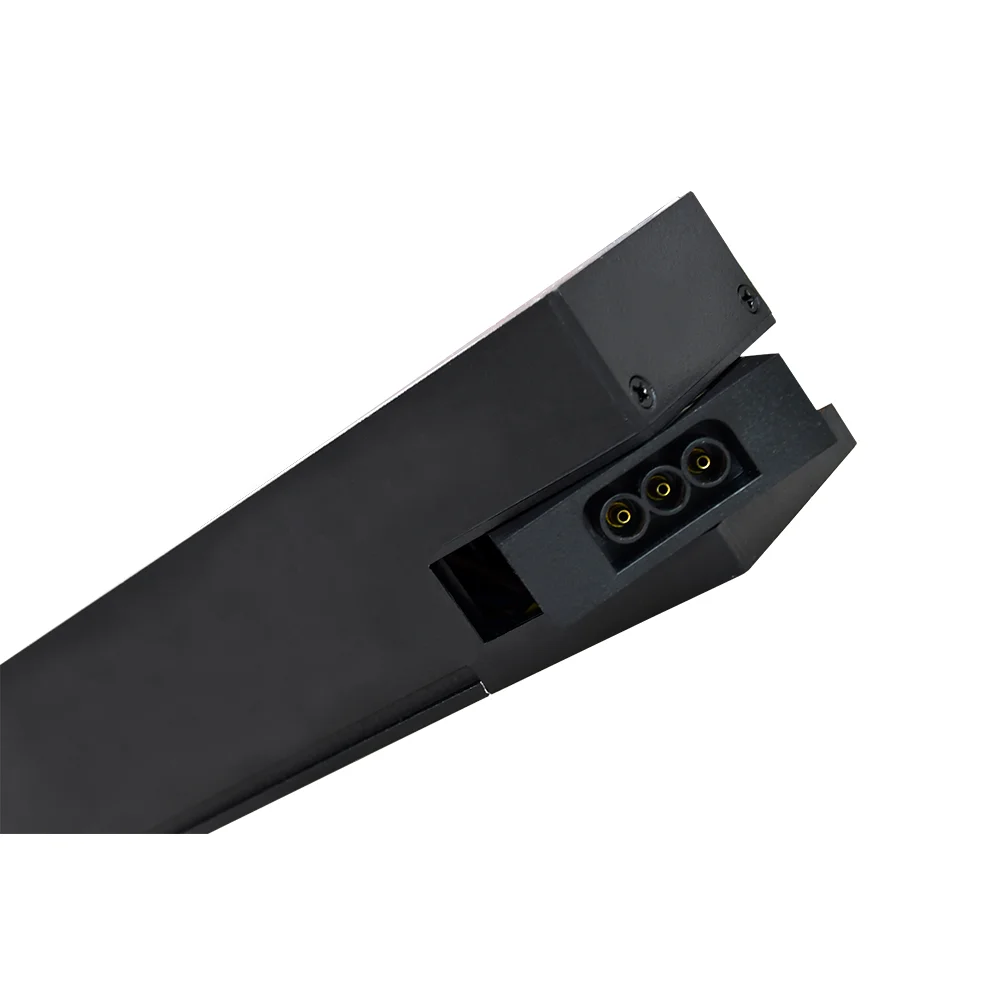 170-265V LED Linkable  Office Linear Light up to 1000W in series easy installation without screw 180 degree rotatable