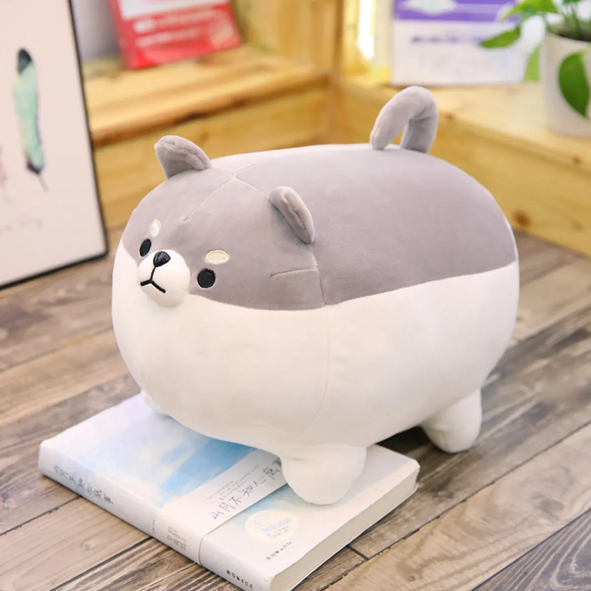 Новый дизайн плюшевая игрушка на заказ милые животные плюшевые игрушки Сиба-ину собака Имитация животных