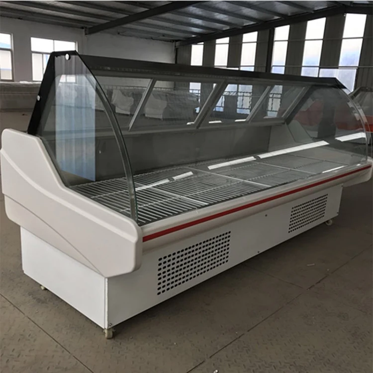 Commercial Cooler Meat Display Chiller Food Fridge Series Deli Service Fish Display Refrigerator
