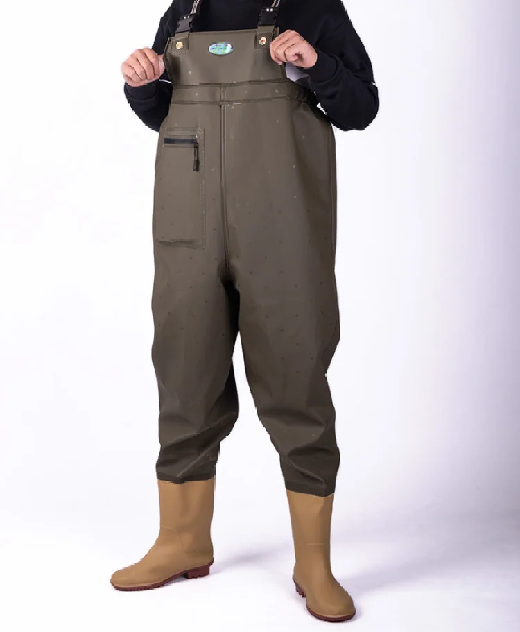 
Wholesale Customization Plastic Wear-resistant Wholesale Rubber Rain Pants 