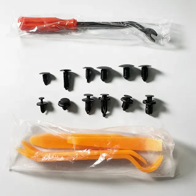 Hot selling Bumper Retainer Clips Car Plastic Rivets Fasteners Push Retainer Kit Most Popular Sizes Auto body clips Set