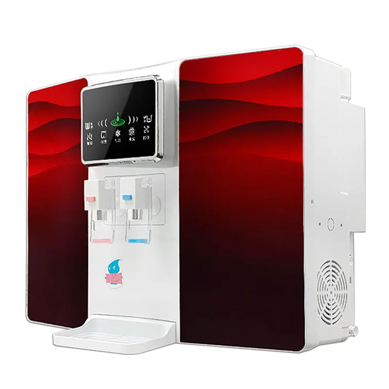 5-stage home reverse osmosis water purifier 100 GPD hot and cold purification system wall-mounted commercial water purifier