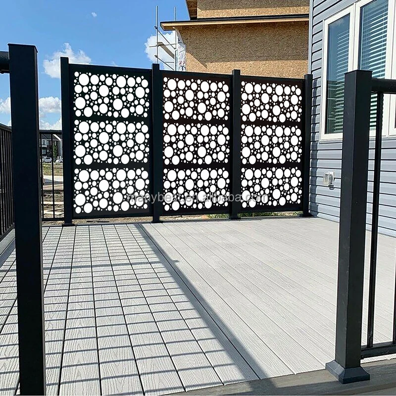 exterior interior use privacy carving aluminium privacy metal screen