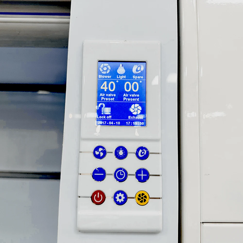 Laboratory Small Mobile Fume Cupboards Chemical Constant Volume Metal Fume Hoods With Exhaust Fan For Chemical Fumes