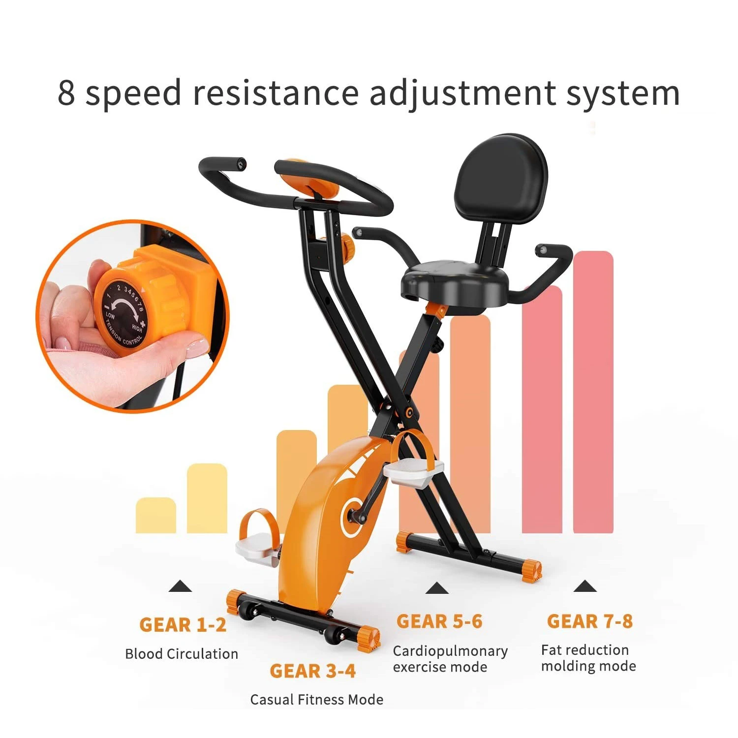 Maibu Body Building Adjustable magnetic home exercise bike  Fitness Exercise Bike Orbitrack Exercise Bike