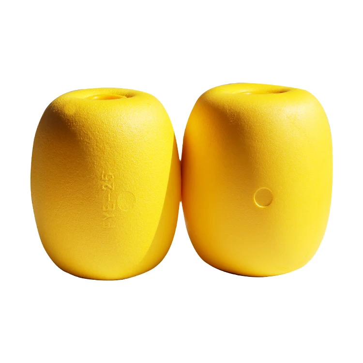 High quality HHE -20 Oval EVA Yellow Color Float Plastic Floating Light Buy Fishing Net Floats