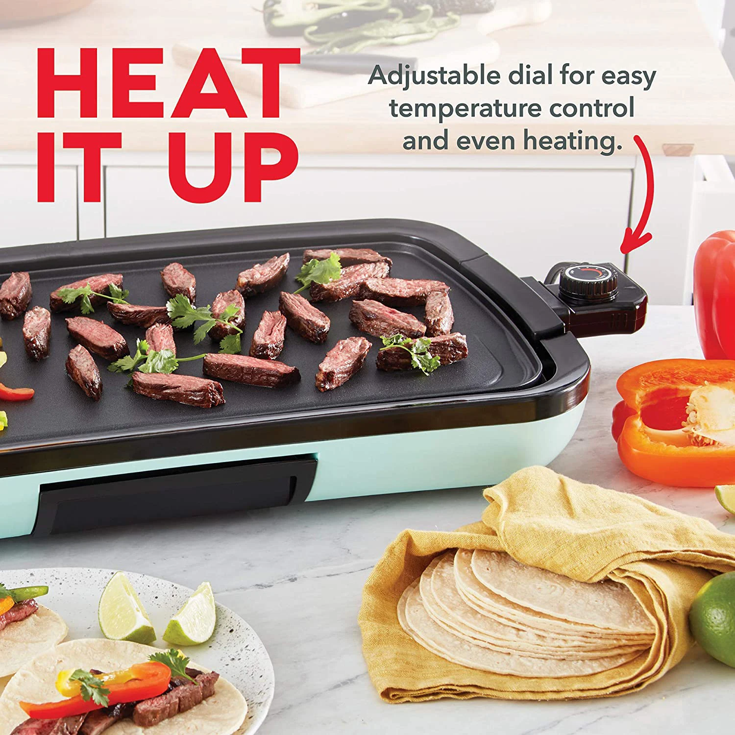 Hot sale Home Indoor Smokeless Smoker Tabletop Mini kitchen Appliance Flat Plate kebab Portable Electric Geiddle BBQ Grill