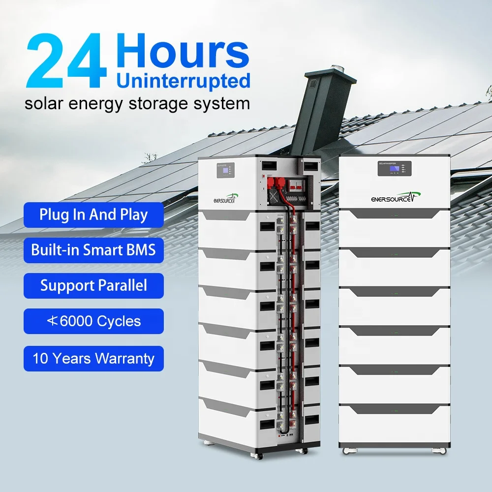 Hybrid solar energy storage power system home 48V 51.2v 200AH 400AH 10KWH 20KWh 60KWH Stacked LiFePO4 lithium battery