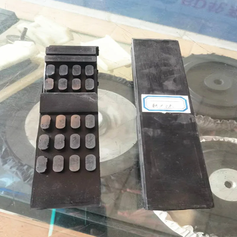 back pad for beveling machine, straight line machine, back plate