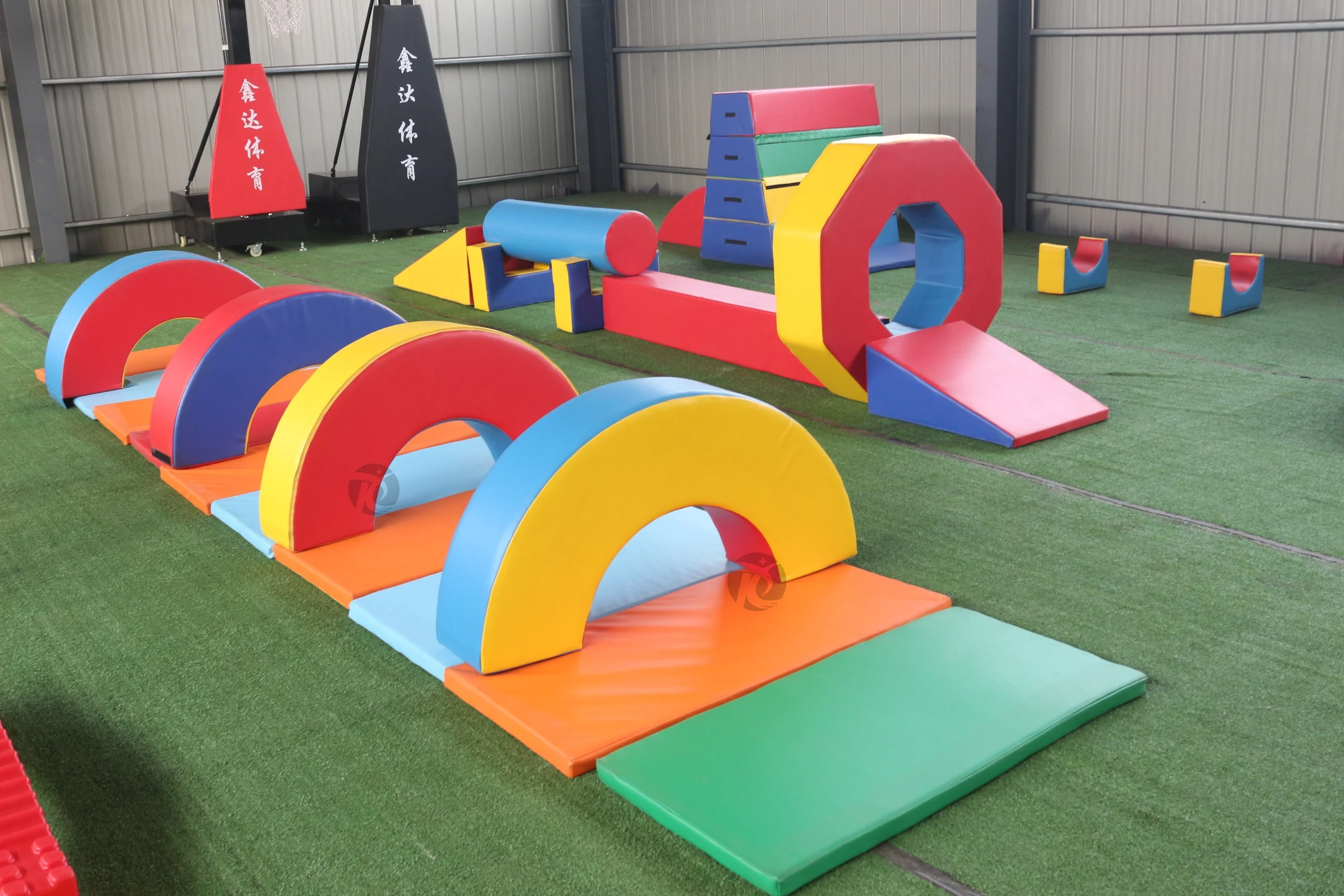Wholesale children early education indoor sensory training equipment soft play set combination toddler physical fitness