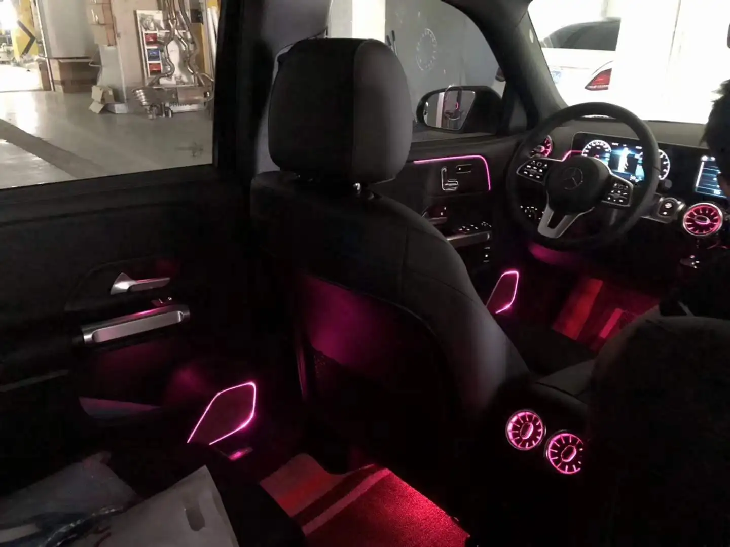 HYDAUTOA 64 Colors Ambient Light Atmosphere LED for Mercedes Benz B class w246	2020-2021