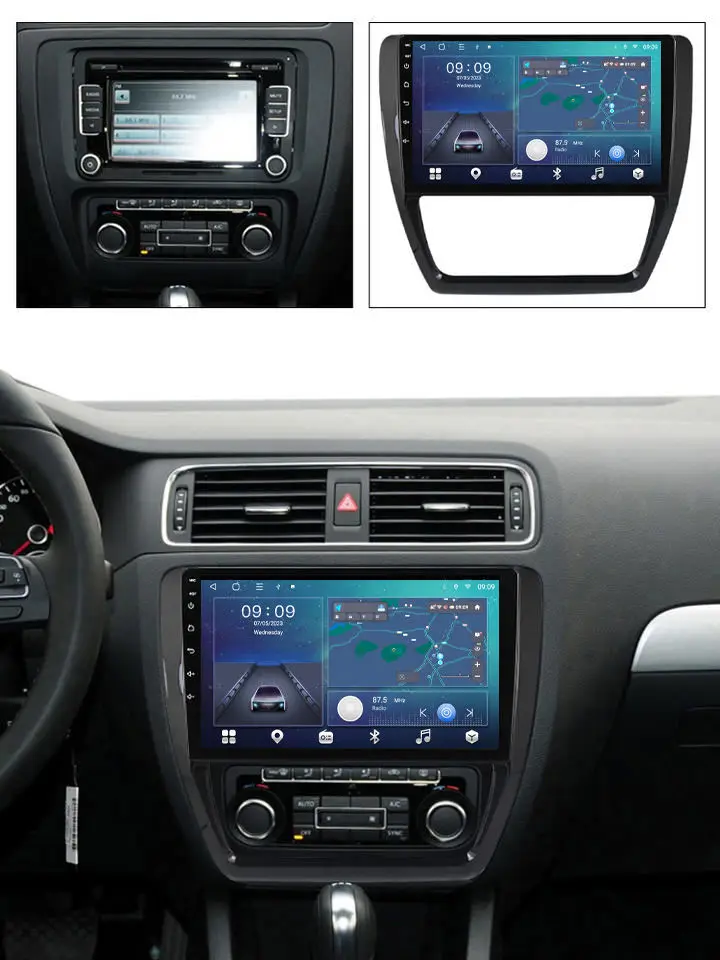 Android 13 Ios Dsp 8 core Car Radio Dvd Player For Vw Sagitar Jetta 2012-2016 8+128gB gps Video Multimedia Carplay