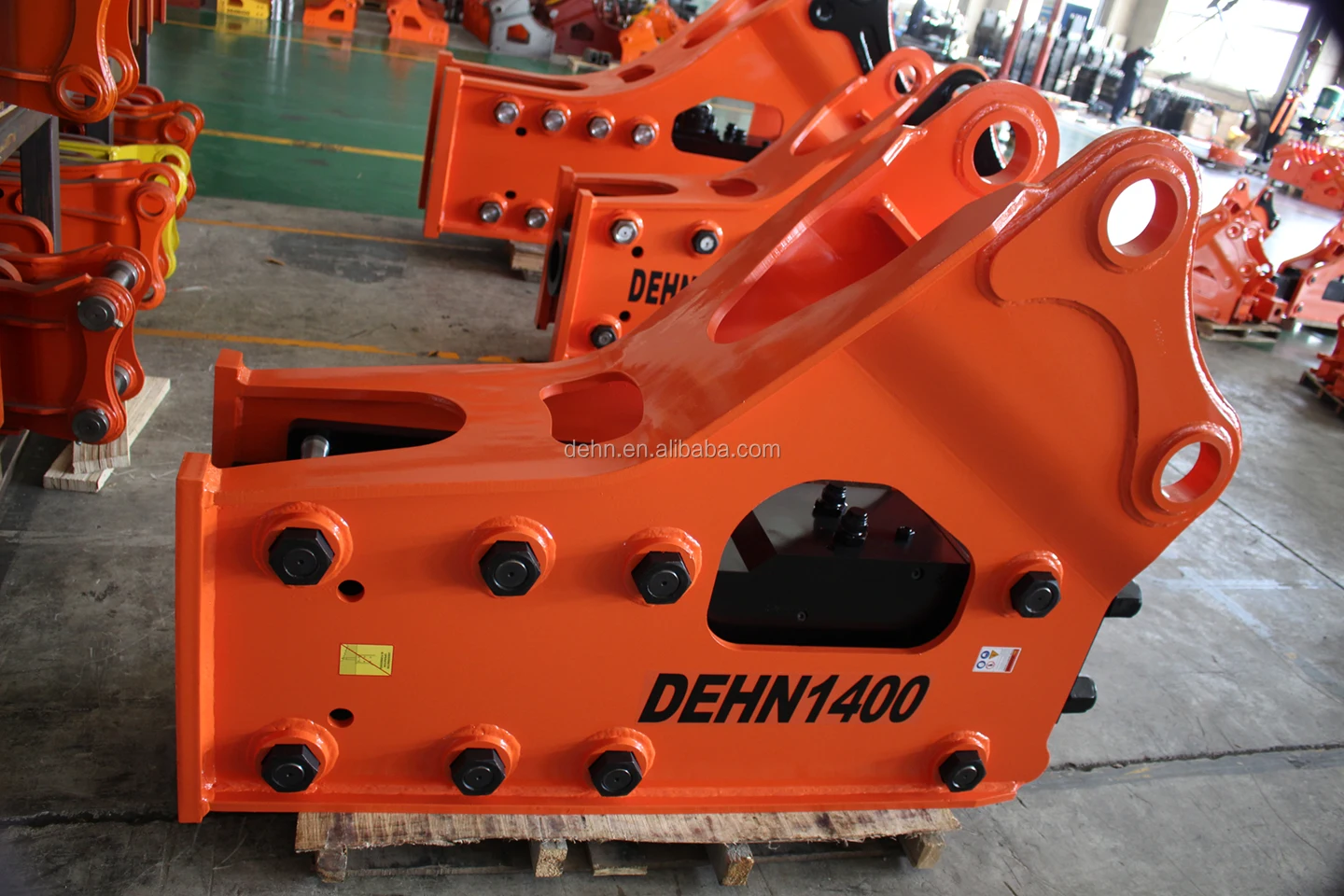 DEHN, гидравлический экскаватор, молотковая машина с долотом