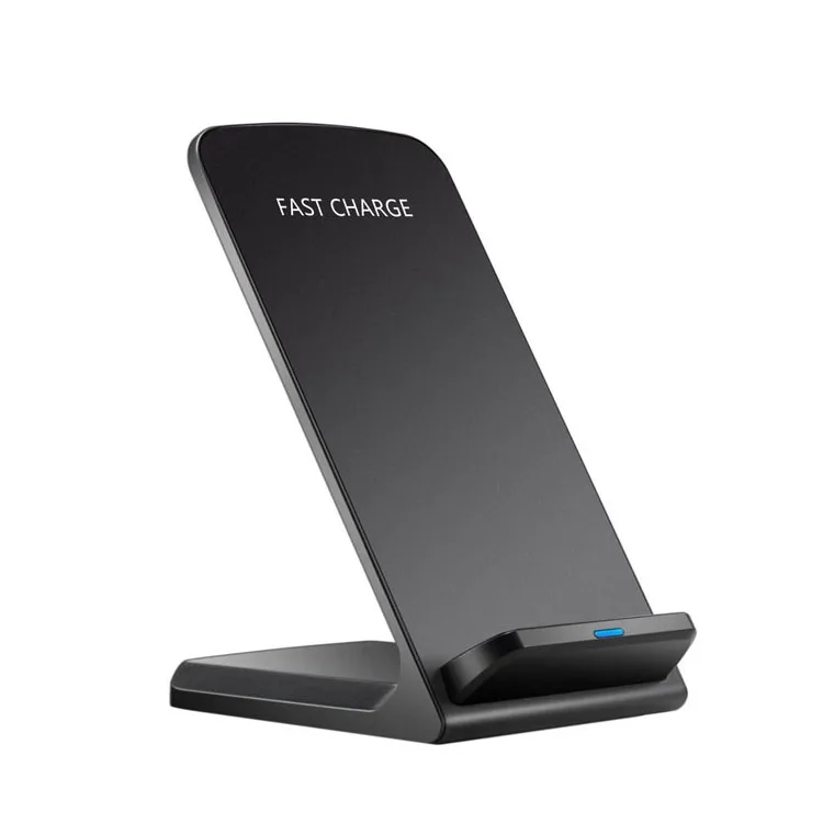 Amazon hot sale Fast QI Wireless Charger QUICK 10W Fast Charging Stand for Mobile Phone Portable Phone Charger
