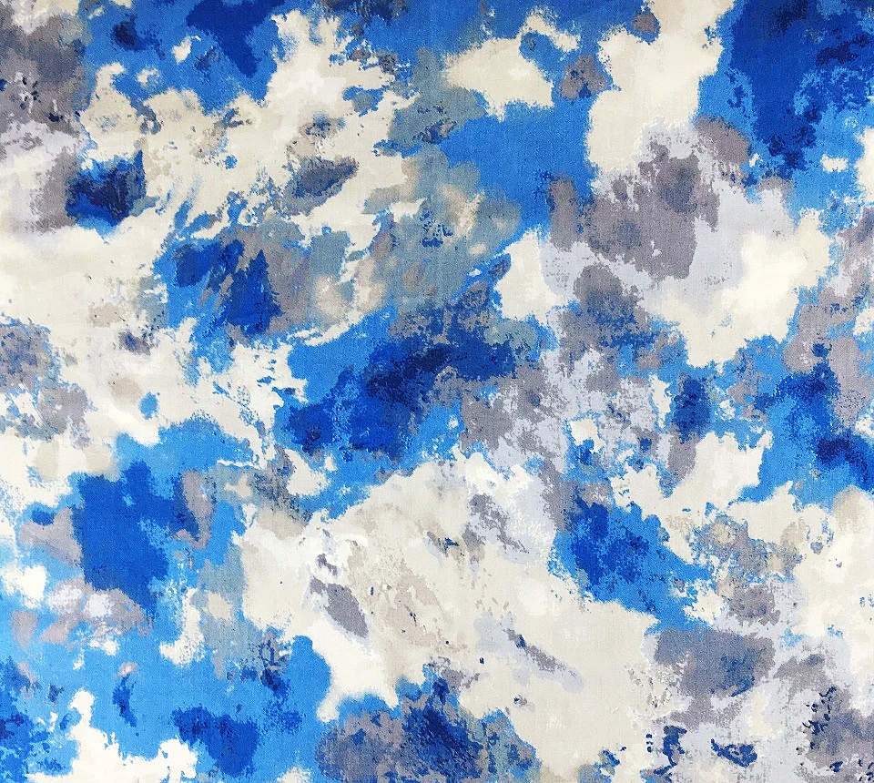 6pcs/lot Tie Dye Fabric Fat Quarters Tie-Dye Printed Poplin Quilting Sewing Patchwork Cotton for DIY Craft