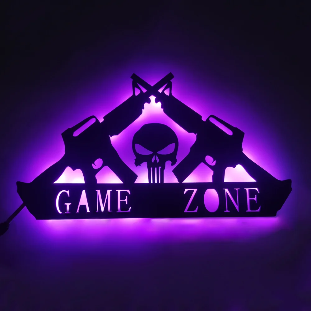 Modern Indoor RGB Lighting Decor Lamp Smart Neon Light Wall Art Bar Gaming Room LED Lighted Indoor Wall Decor Party Supplies