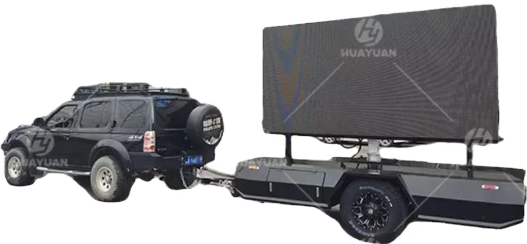 P3.91 LED Display Trailer Waterproof Full Color Led Screen Mobile LED Advertising Billboard Trailer