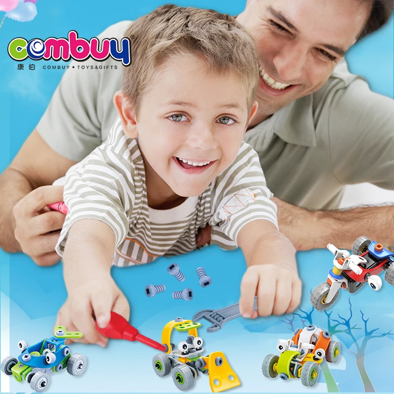 Новый дизайн образовательная сборка пластиковые игрушки строительные блоки животный принт головоломка