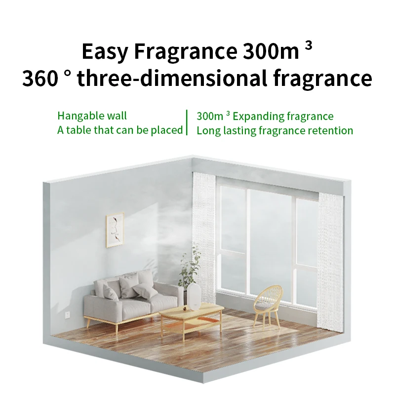 High Quality Aromatherapy Essential Waterless Oil Nebulizer Electric Aroma Wall Mount Diffuser Scent Air Machine