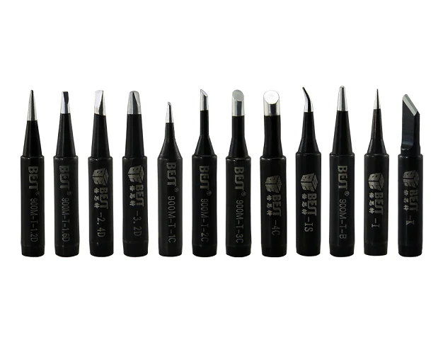 Bst-900m-t-i Lead-free Soldering Iron Tip Soldering Iron Tip Black Gold Steel I Tip (single)