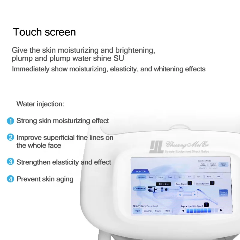 Multi 9 Pins Needles Automatic injector Korea ez injector mesotherapy gun