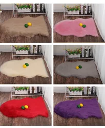 Bedroom Extra Soft Silky Smooth Shaggy Synthetic Fur Rug Fluffy Carpet Imitation wool carpet