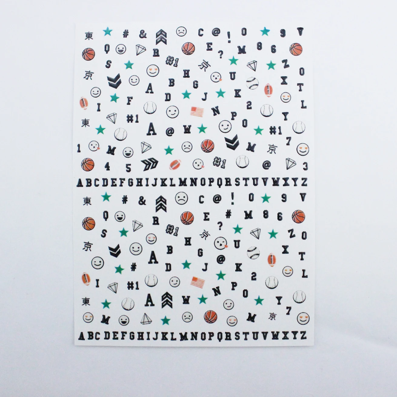 Free Sample Customized Wholesale Designer Adhesive Nail Sticker For Nails Art