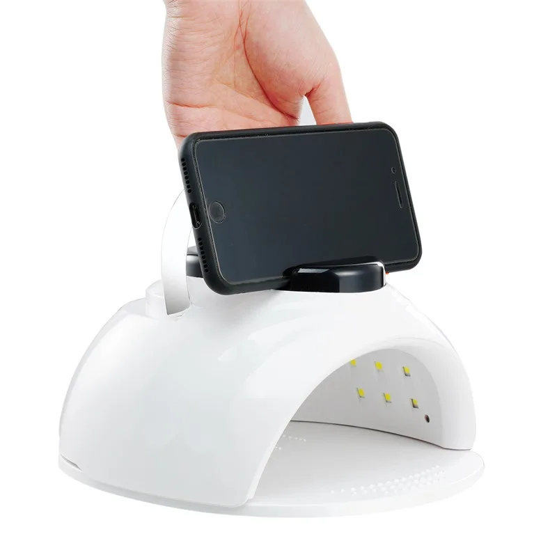 Hot Sales Sun Nail UV Gel Polish Dryer Curing Lamp Rechargeable UV 42 LED Colorful Nail Lamp With 168W