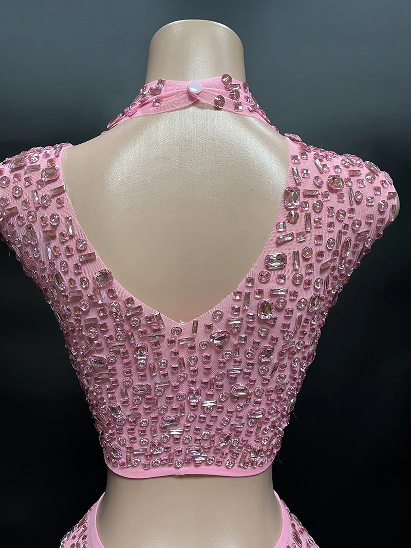 NOVANCE latest products 2023 two piece set women stunning bling bling rhinestones clothing glittering crystals cute club dresses