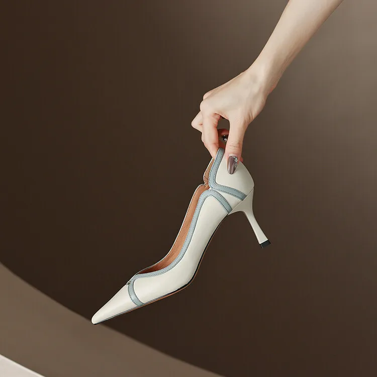 Cialisa Luxury Sheepskin Woman High Heels Pump Shoes Ladies Pointy Custom Handmade Party Wedding Bridal Pumps