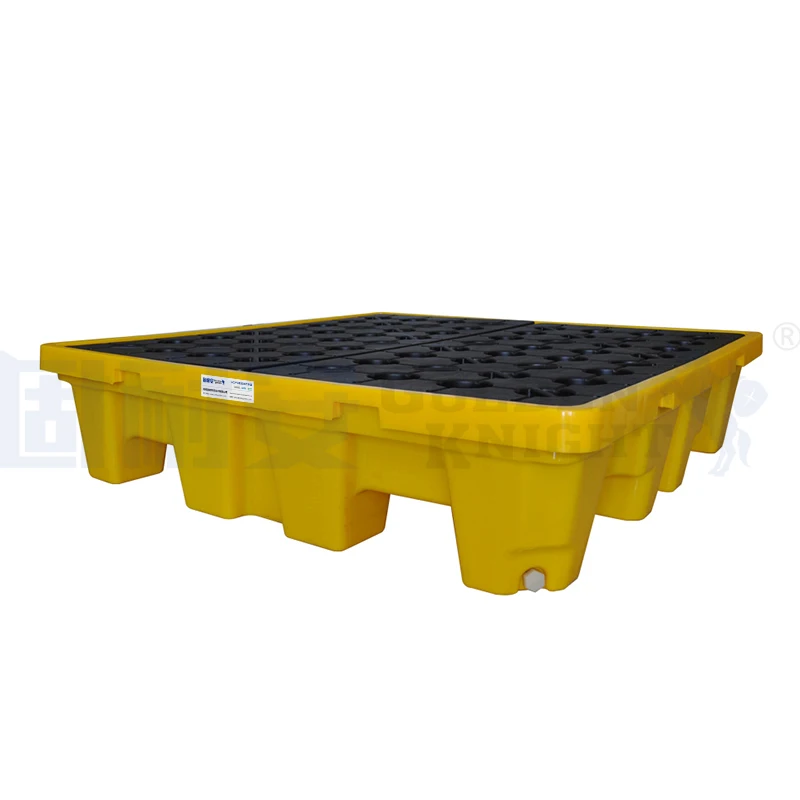 Golden Knight EPA Standard PE Drum Spill Containment Pallet, 4 drum PE Spill Pallet
