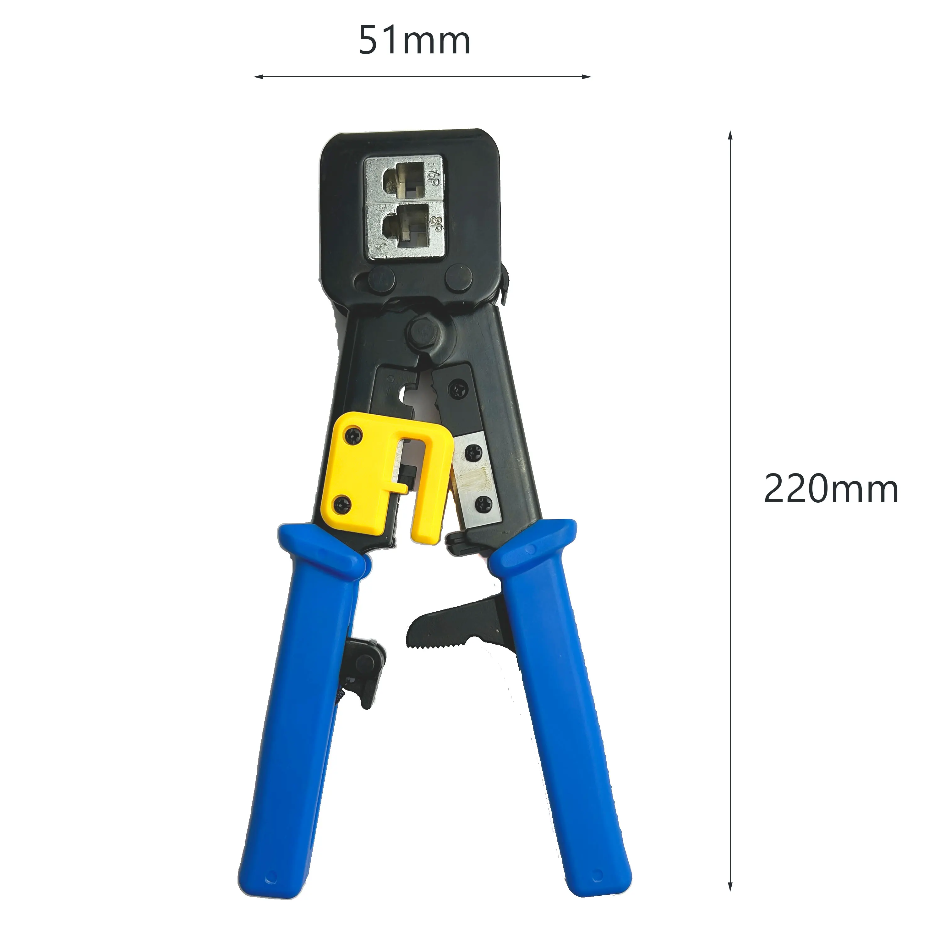 Network Cable Connector Tool Eazy RJ45 Pass Thru Crimper 6P 8P RJ11 Pass Through RJ45 Crimp Tool pliers