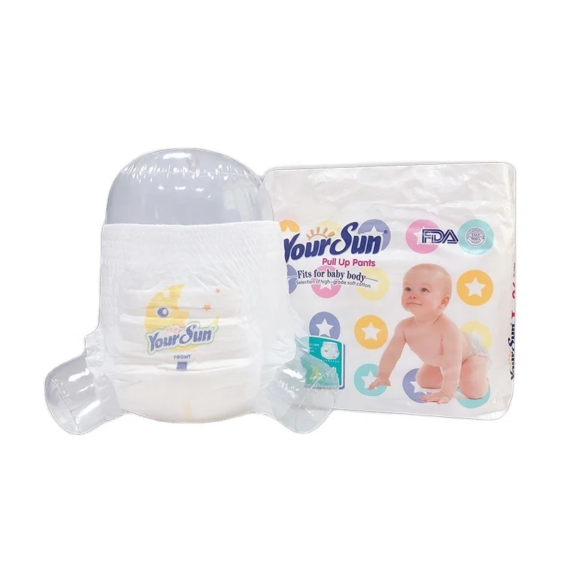 Customized Super Soft Cotton Disposable Baby Nappies Cheapest Adult Baby Diaper Pants Wholesale Baby Diaper