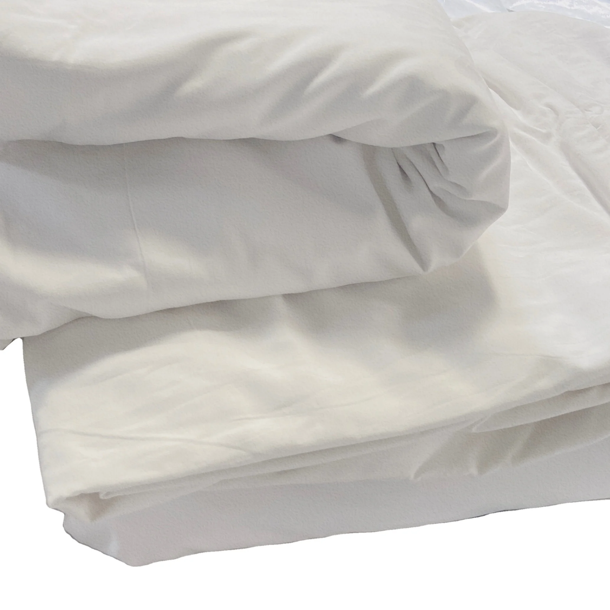 Assorted  White Color Bed Sheets  Clothing Rags Industrial Textile Waste Cotton Wiping Cloth Rags