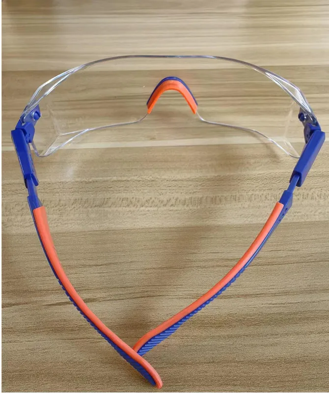 WEJUMP High Quality ANSI Industrial anti fog anti scratch Construction protection goggles with Adjustable frame safety glasses