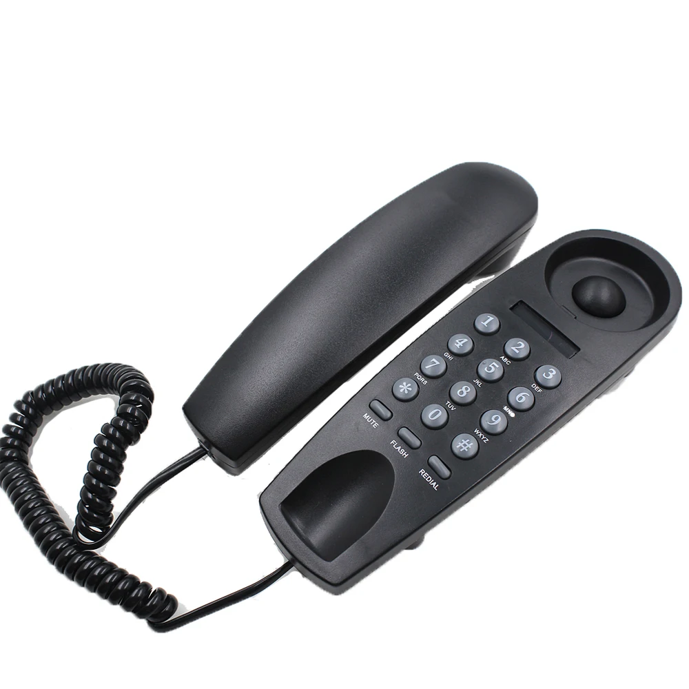 desktop small wall-mount mini landline telephone slimline phone set