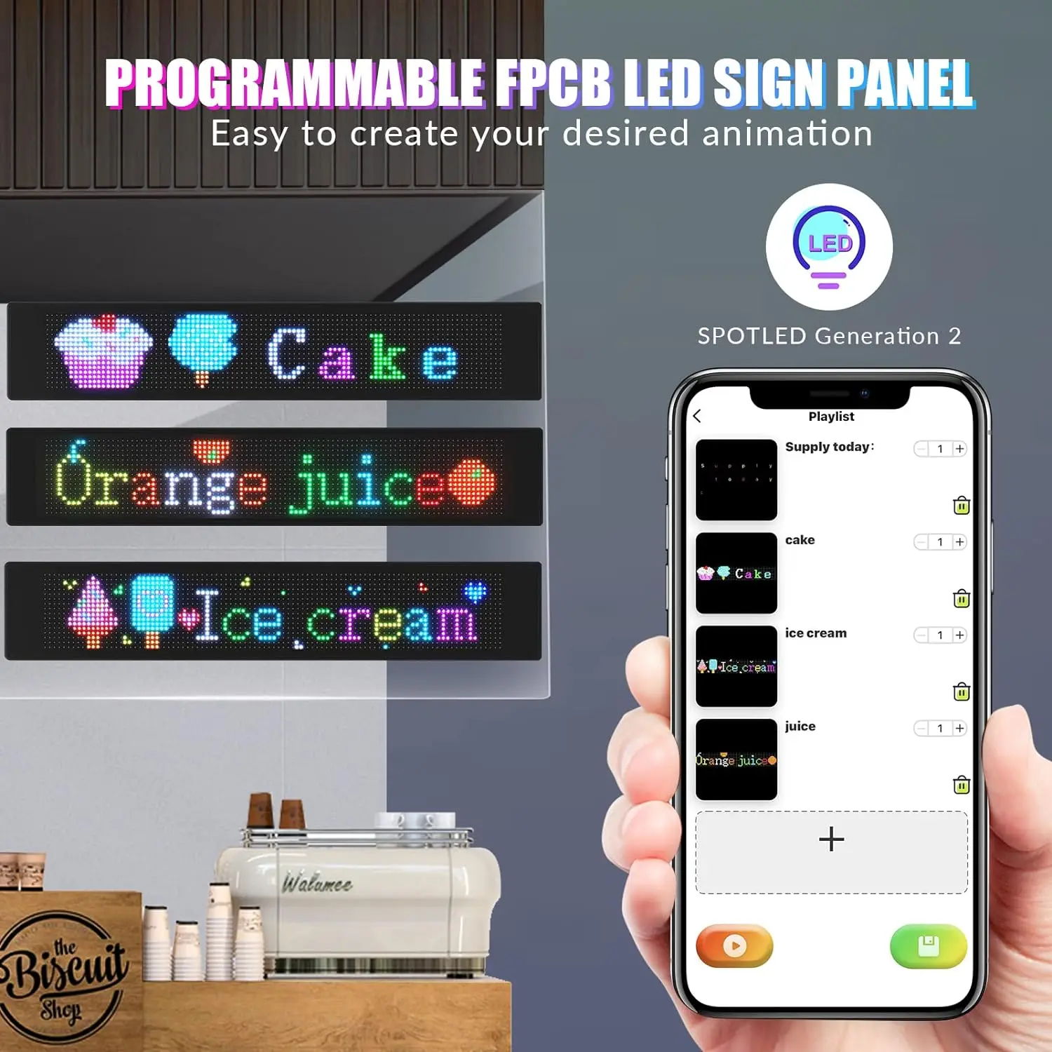 Rolling Bright Flexible Advertising Led Sign 5V Led Usb Car Sign Bluetooth App Control Custom Text Pattern Led Display